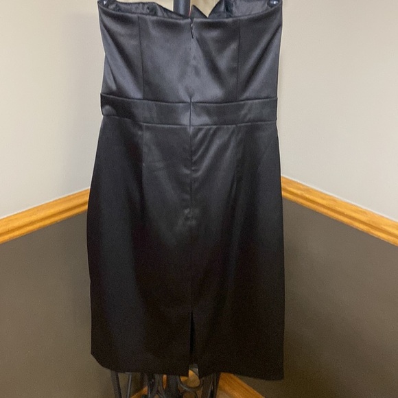 White House black market black and pink strapless dress size 2 - Picture 3 of 6